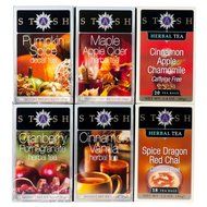 Stash Tea 6-Flavor Assortment Tea, Fall for Autumn, 6 Count N2