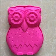 Longzang Large Owl Silicone Mold for Cake Baking Loaf