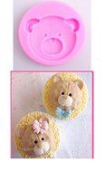 Lariy 3D Cute Bear Head Silicone Mold Cake Fondant Chocolate Baking Mould Decorating N2