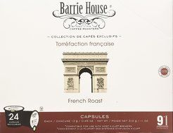 Barrie House French Roast Single Cup Capsule, 96 Count N2