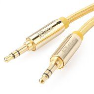 Postta 3.5MM Braided Stereo Audio cable(6 Feet)Dual-shielding Male to Male AUX Cable for car stereos,Smartphones... N4