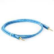 Postta 3.5MM Braided Stereo Audio cable(6 Feet)Dual-shielding Male to Male AUX Cable for car stereos,Smartphones... N6
