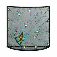 Deco 79 55274 Metal Fireplace Screen 33"W, 32"H -