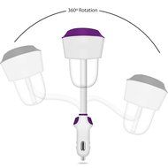 Car Humidifier,2 USB Ports Aroma Humidifier, Power Protection Car Air Purifier ,Car Charger.