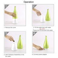 100 ml Ultransmit Aroma Ultrasonic Aromatherapy Essential Oil Diffuser, High Capacity Diffuser with Auto Shut-... N8