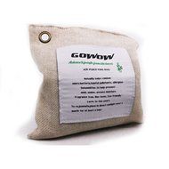 GOWOW Naturally Activated Bamboo Air Purifying Bag, Charcoal Bag (1Large, DarkGrey) N18