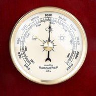 Lily's Home? Galileo Weather Station with Galileo Thermometer, a precision quartz clock, barometer and hygrometer N6