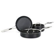 KitchenAid KCH160LCKD Hard Anodized Nonstick 6.0-Quart Low Casserole with Lid Cookware - Black Diamond N16