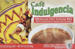 Caf&eacute; Indulgencia Mexican Hot Chocolate, 12 Count (Pack of 6) (Compatible with 2.0 Keurig Brewers) N4