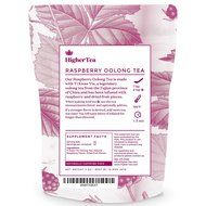 Raspberry Oolong Tea 3 oz, By Higher Tea (40 Cups) Certified Organic Premium Loose Leaf Tea