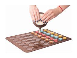 Silicone Macaron Set Pastry Baking Sheet Decorating Cake Cookie Non-Stick Kit