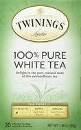 Twinings Origins Fujian Chinese Pure White Bagged Tea, 20 Count