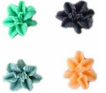 HSE New 3D Mini 1.5cm 3-Camellia Flower(F0002) Silicone Handmade Fondant Mold DIY Mold Cake Decorating