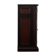 Marianna Media Fireplace - Ebony w/ Reversible Dark Antique N2