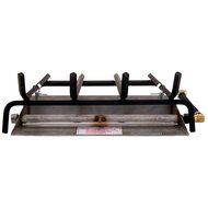 Peterson Real Fyre 30-inch Coastal Driftwood Outdoor Log Set With Vented Stainless G45 Burner