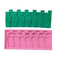 New Arrival Nutcracker Soldiers Cake Decoration Fondant Paste Silicone Mold Mould