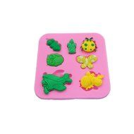 Wocuz WZ1510 Butterfly Bees Shape Silicone Mold for Making Fondant Decoration of the Party Cake N4