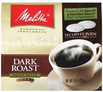 Melitta Dark Roast Soft Pod Pack 18 Count (Pack of 2) N2