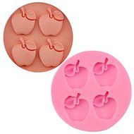 Mr.S Shop 3D 4 Little Apples Silicone Mold Cake Chocolate Biscuits Fondant Candy Mold DIY Kitchen Baking Mold N3