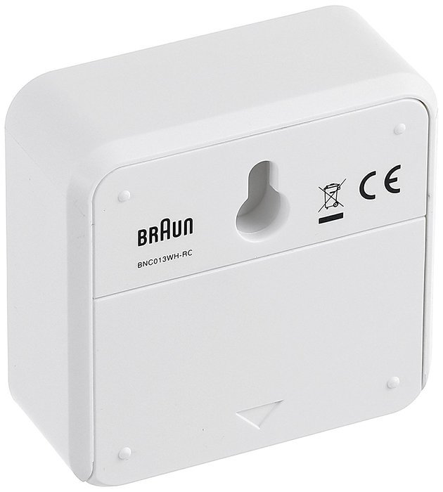 Braun BNC013BK-RC Temperature/Humidity Quartz Alarm Clock N8