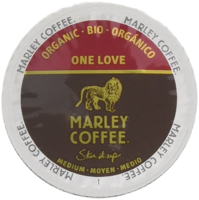 Marley Coffee, Lively Up!, Organic Espresso Roast, 24 Single Serve RealCups N3