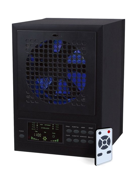 XtremepowerUS 5-in-1 PCO Filtration Air Purifier With UV, Ozone Power, Ionizer Odor Reducer W/ Remote N2