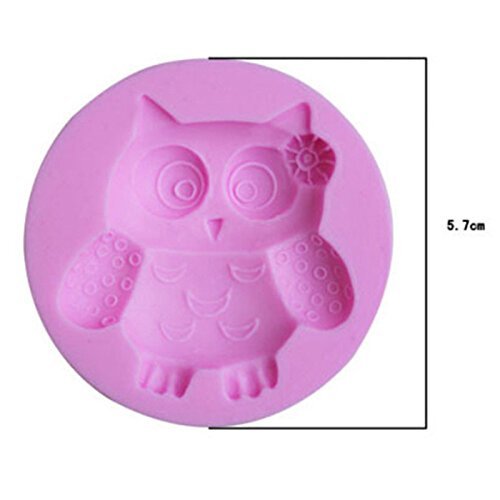 Zjskin Owl Cake Decorating Fondant Silicone Sugar Craft Mold N3