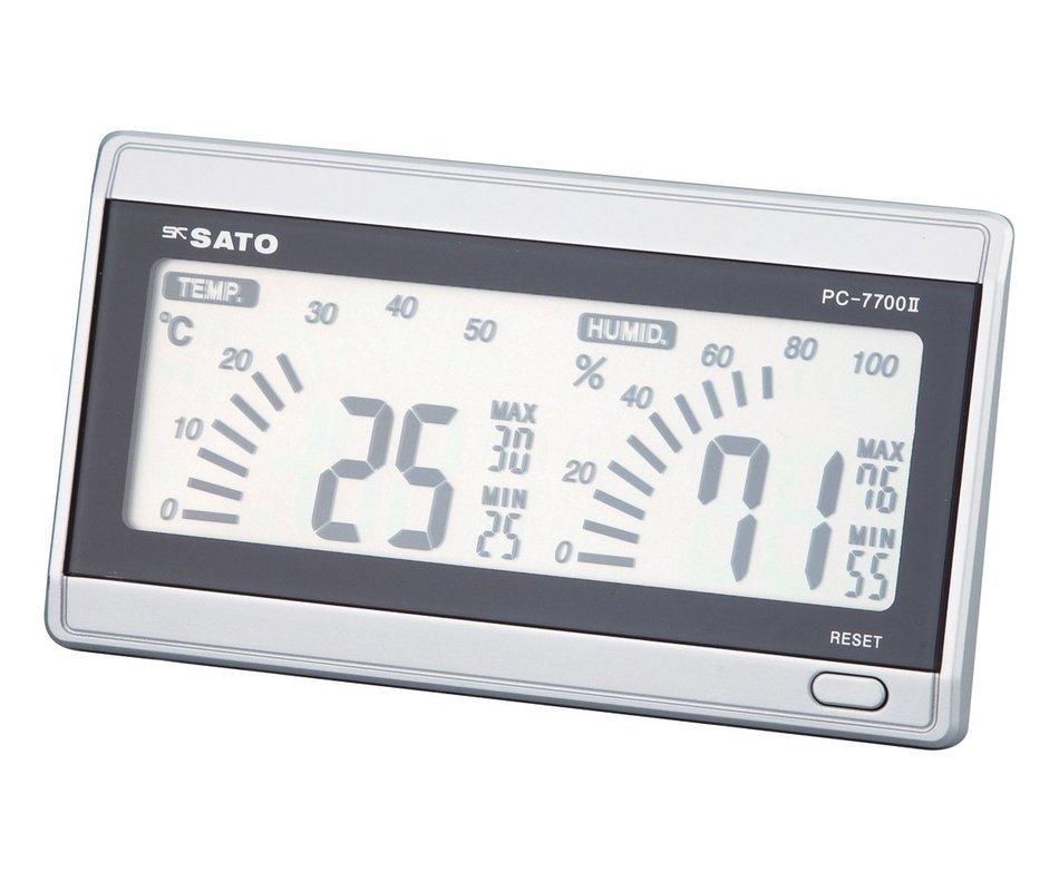 SATO digital thermo-hygrometer Room Navi PC-7700II