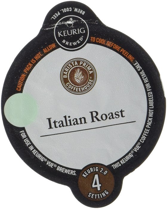 Barista Prima Italian Roast Coffee Keurig Vue Portion Pack, 24 count N4
