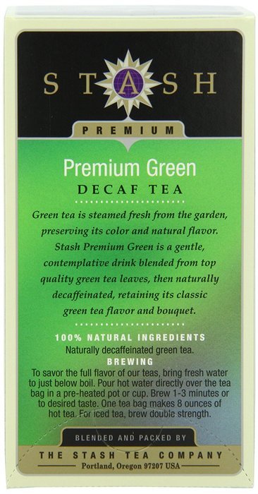 Stash Tea Decaf English Breakfast Tea, 18 Count Tea Bags in Foil (Pack of 6) N8