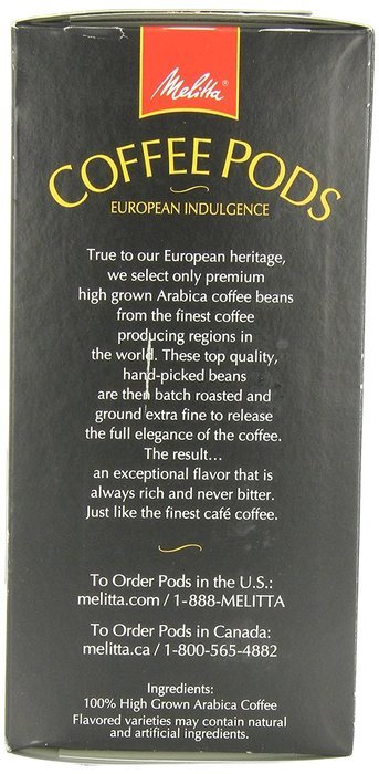 Melitta Coffee Pods, Buzzworthy, Dark Roast, 18-Count (Pack of 4) N22
