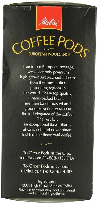 Melitta Coffee Pods, Buzzworthy, Dark Roast, 18-Count (Pack of 4) N25