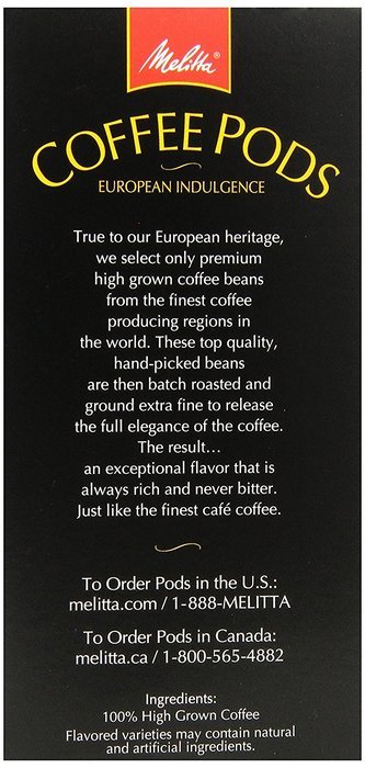 Melitta Coffee Pods, Buzzworthy, Dark Roast, 18-Count (Pack of 4) N30