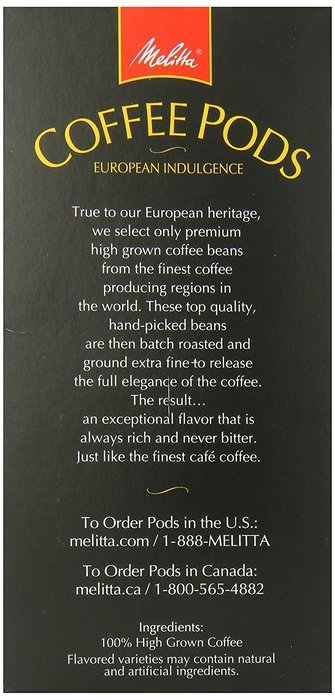 Melitta Coffee Pods, Buzzworthy, Dark Roast, 18-Count (Pack of 4) N33