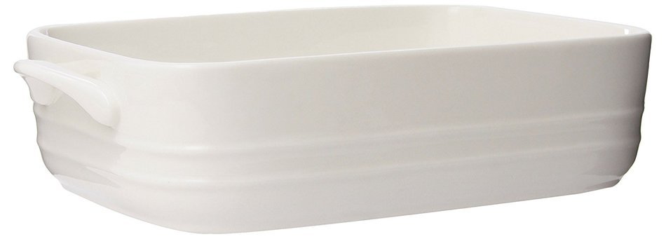 Maxwell and Williams Basics Oven Chef Rectangular Baker, 11 by 8-Inch, White
