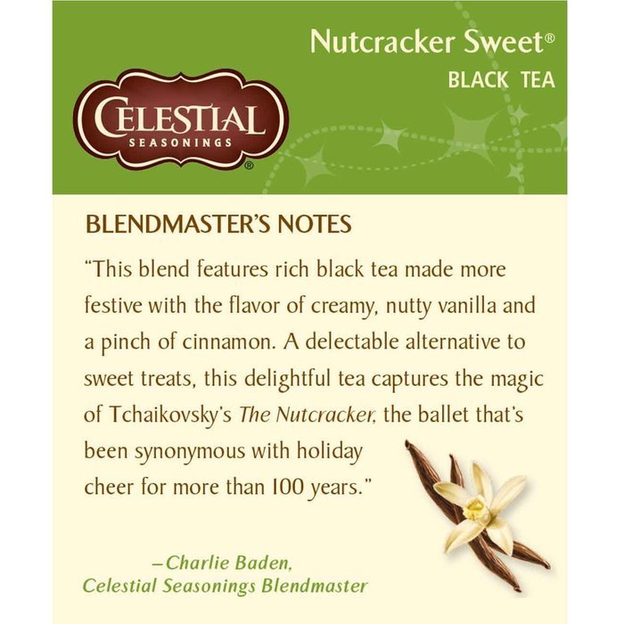 Celestial Seasonings Nutcracker Sweet Black Tea, 20 Count N2