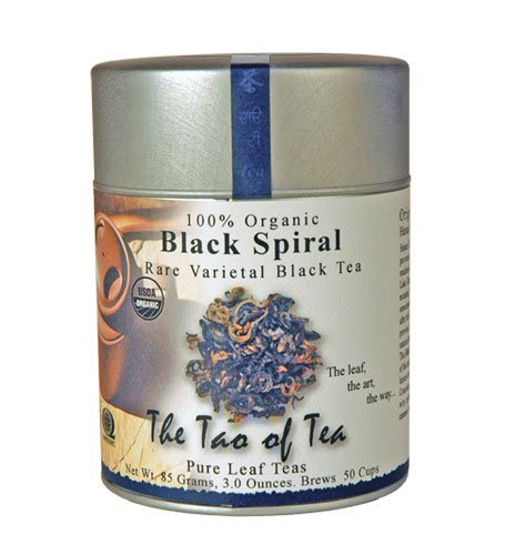 The Tao of Tea, Black Spiral Black Tea, Loose Leaf, 3.0 Ounce Tin