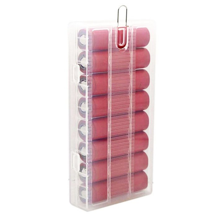 Beauty Clubs Portable Hard Plastic Battery Case Holder Storage Box N2