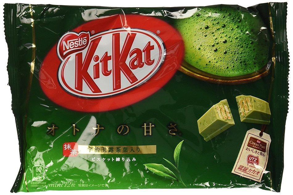 Japanese Kit Kat - Maccha Green Tea Bag 4.91 Oz (Pack of 3) N2