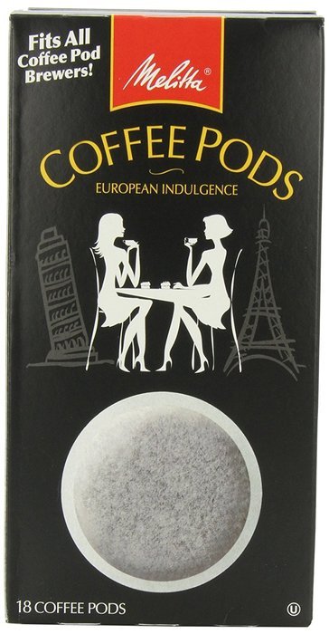 Melitta Coffee Pods, Buzzworthy, Dark Roast, 18-Count (Pack of 4) N43