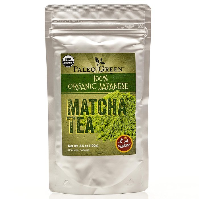 PaleoCrazy Organic Matcha Powder Japanese Tea for Energy, Focus and Weight Loss