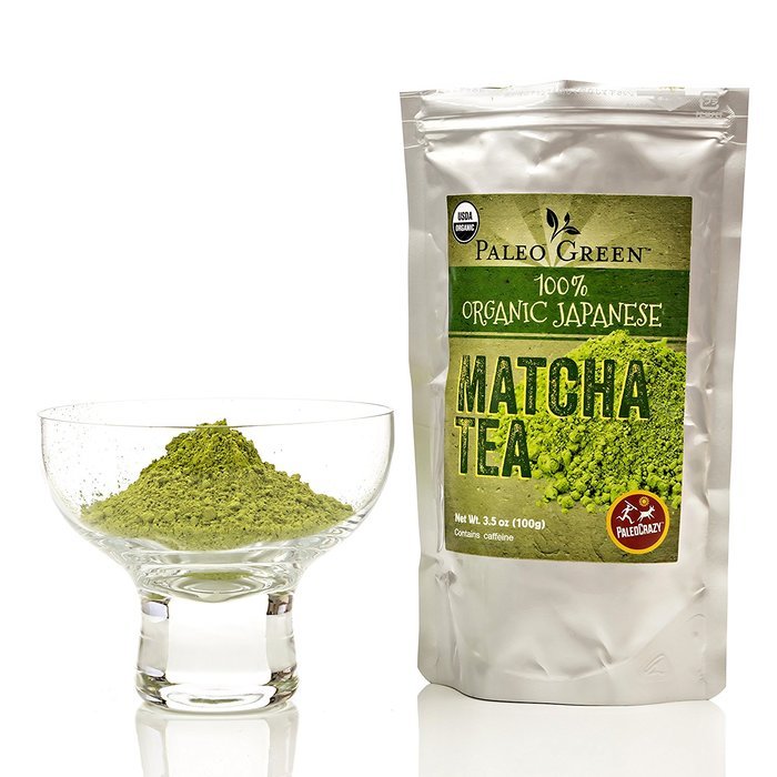 PaleoCrazy Organic Matcha Powder Japanese Tea for Energy, Focus and Weight Loss N2
