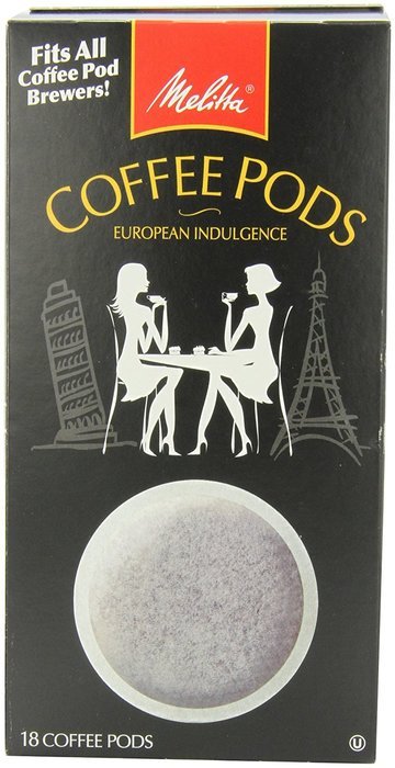 Melitta Coffee Pods, Buzzworthy, Dark Roast, 18-Count (Pack of 4) N48