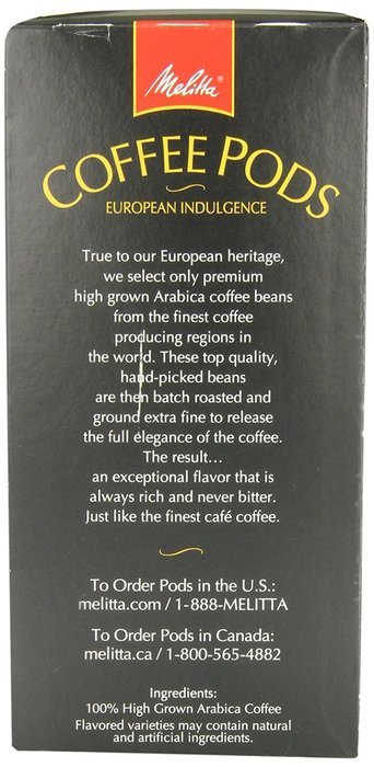 Melitta Coffee Pods, Buzzworthy, Dark Roast, 18-Count (Pack of 4) N49