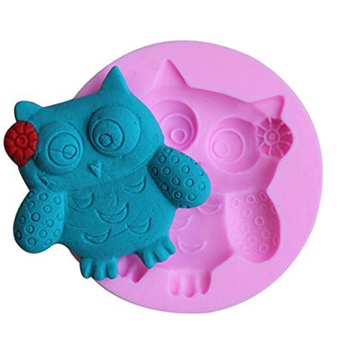 Zjskin Owl Cake Decorating Fondant Silicone Sugar Craft Mold N5
