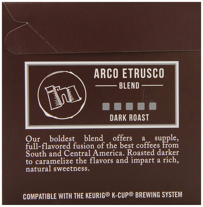 Caffe Umbria Single Serving Coffee Cups, Arco Etrusco Blend, 12 Count N4