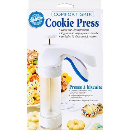 Comfort Grip" Ergonomic Cookie Press White2104-4011 by Wilton N2