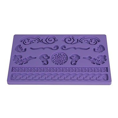 Tint Lace Gumpaste Mat Silicone Mold Sugar Cake Decoration Mold Sugar Art Tools DIY Baking Flower