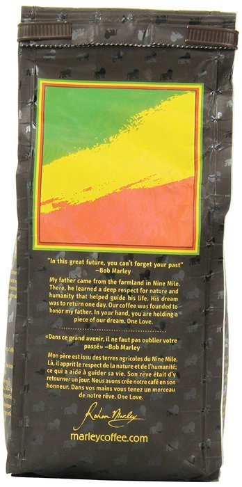 Marley Coffee, Organic One Love, Ethiopian YirgaCheffe, Ground Coffee, 8 Ounce N5