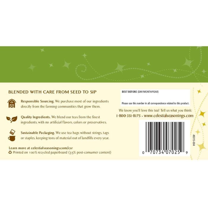 Celestial Seasonings Nutcracker Sweet Black Tea, 20 Count N4